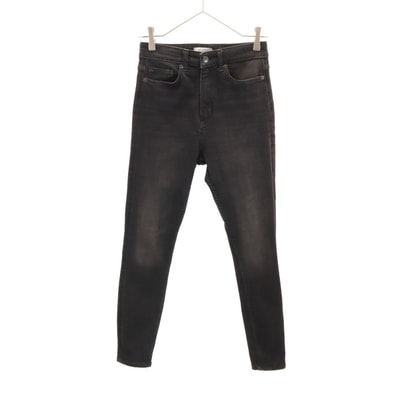 ZARA WOMAN ザラウーマン スキニーデニムパンツ 36 ブラック ジーンズ ストレッチ