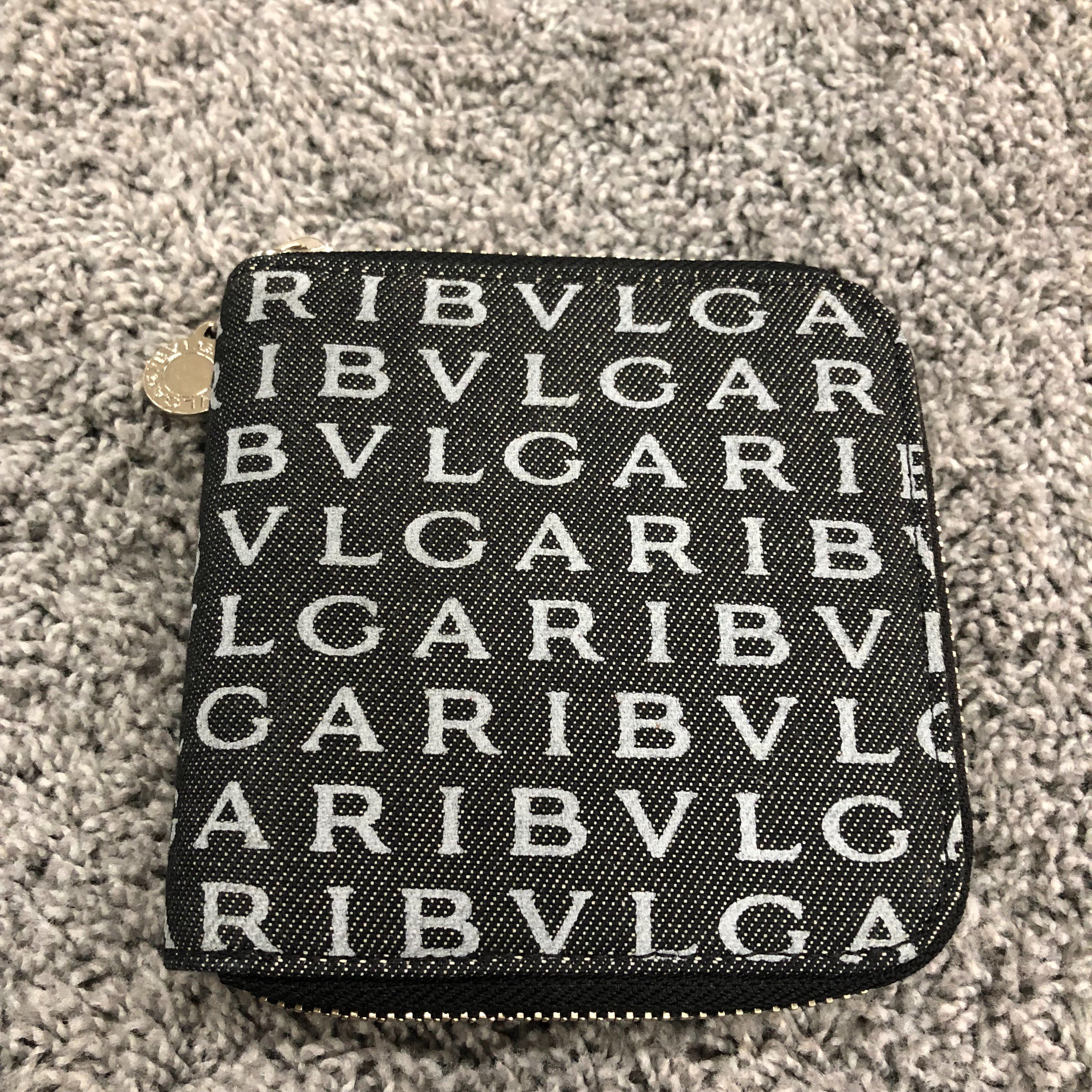 BVLGARI Logo Mania Mini Wallet