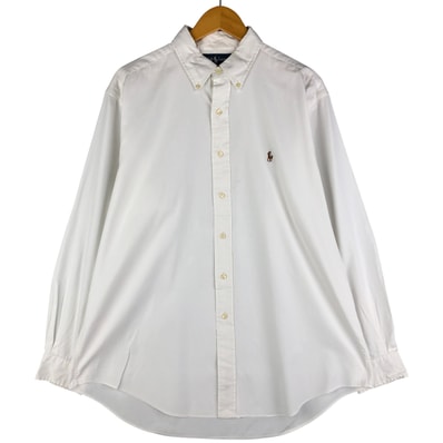 古着 ラルフローレン Ralph Lauren YARMOUTH 長袖 ボタンダウンシャツ メンズL相当/eaa602616