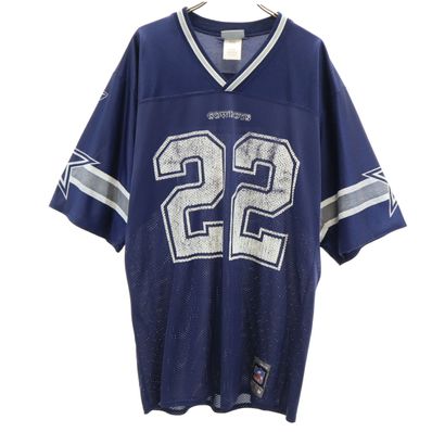 Reebok 半袖 Vネック メッシュ シャツ