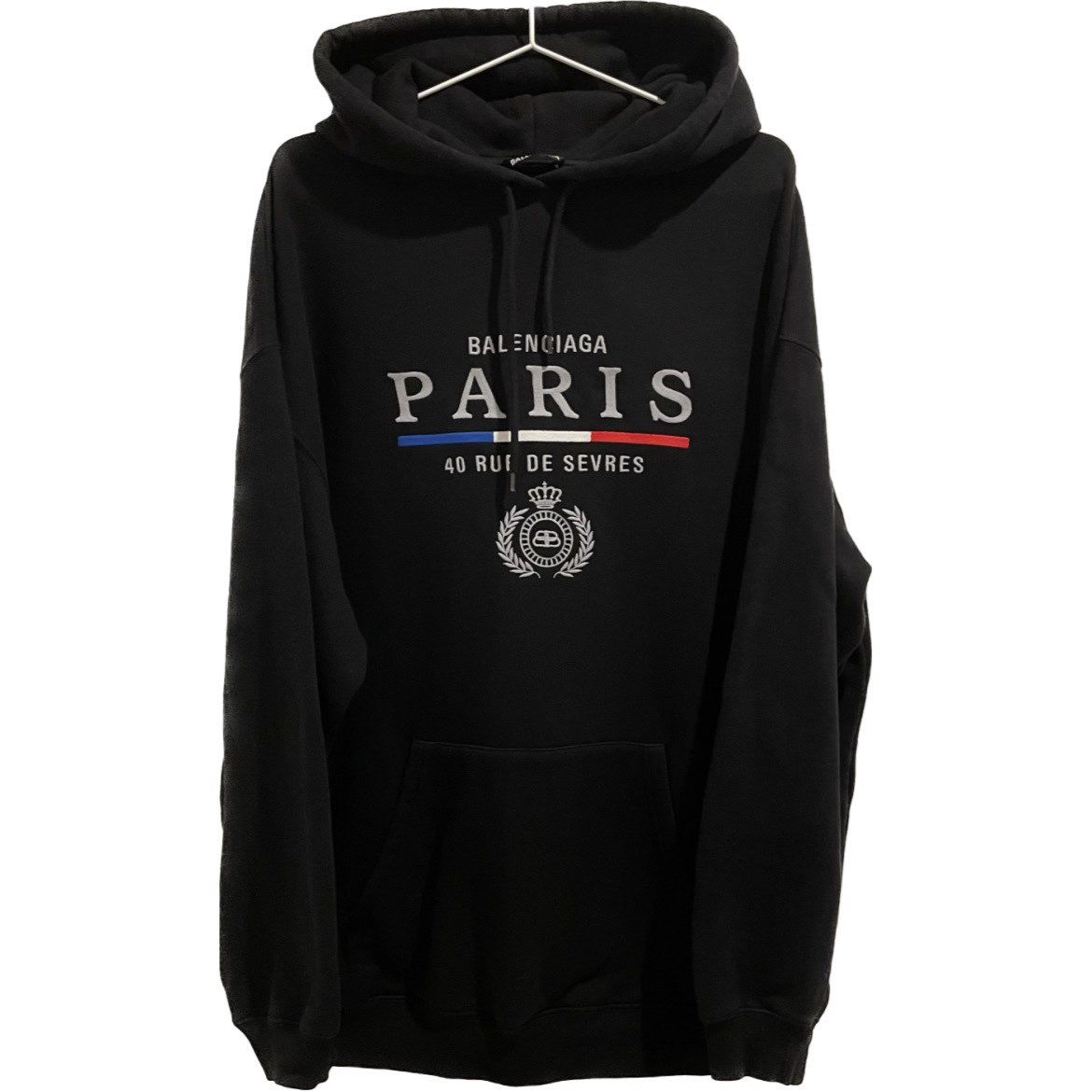 BALENCIAGA PARIS FLAG HOODIE 