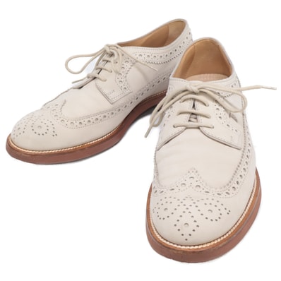 トッズ フルブローグ ウィングチップ 6 1/2