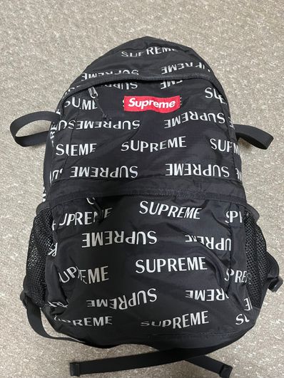 Supreme 3M Reflective Repeat Backpack "Black"