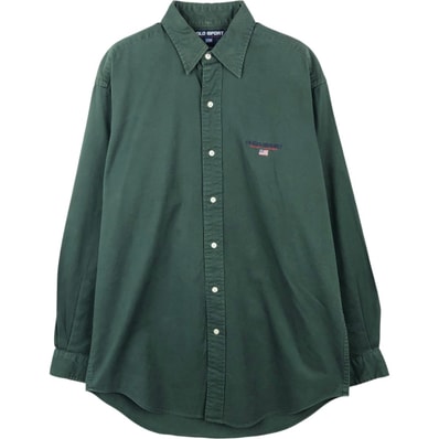 古着 ラルフローレン Ralph Lauren POLO SPORT ポロスポーツ LOWELL SPORT 長袖 コットンシャツ メンズS相当/eaa666224