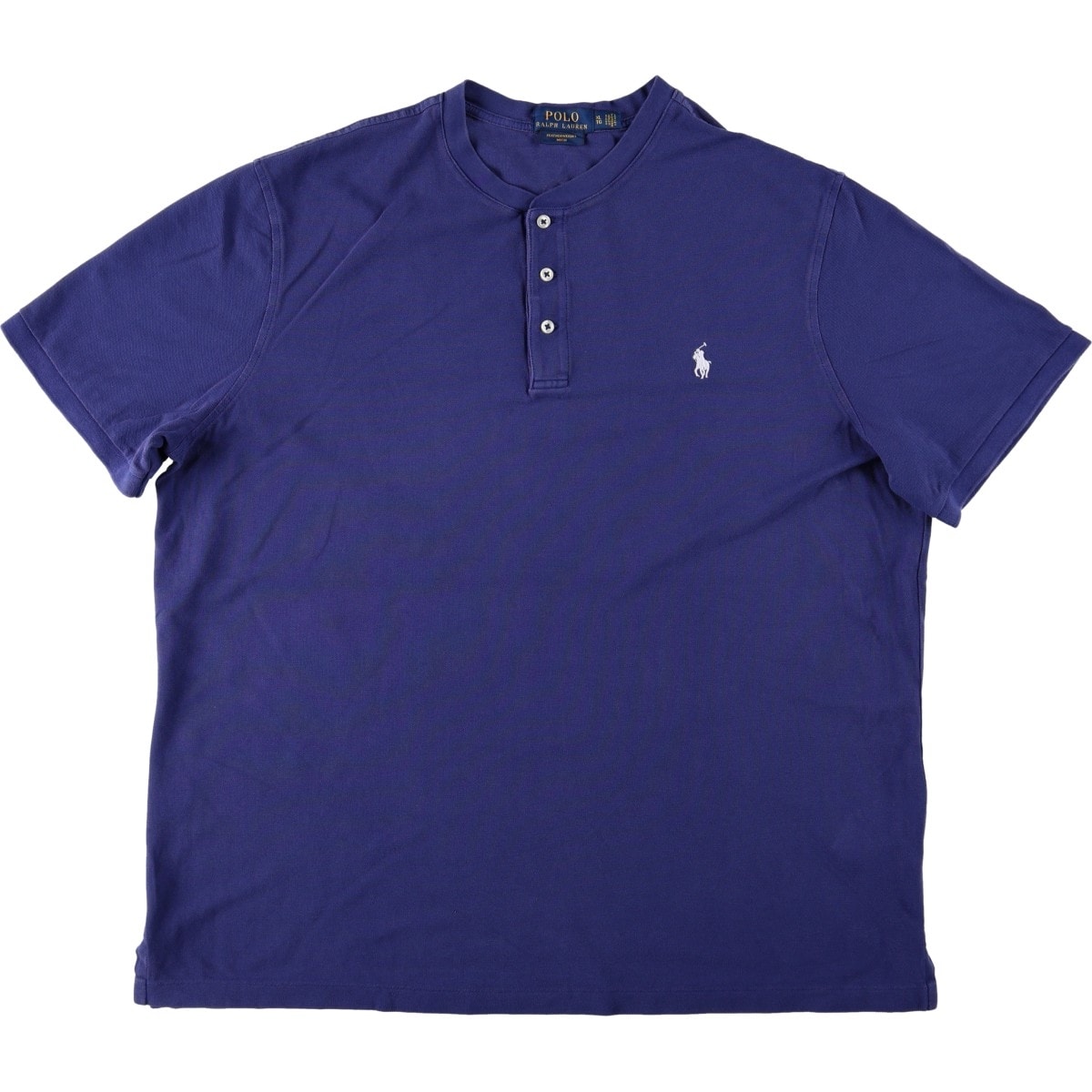 古着 ラルフローレン Ralph Lauren POLO RALPH LAUREN 半袖 ワンポイントロゴTシャツ ヘンリーネック メンズXL相当/eaa672085