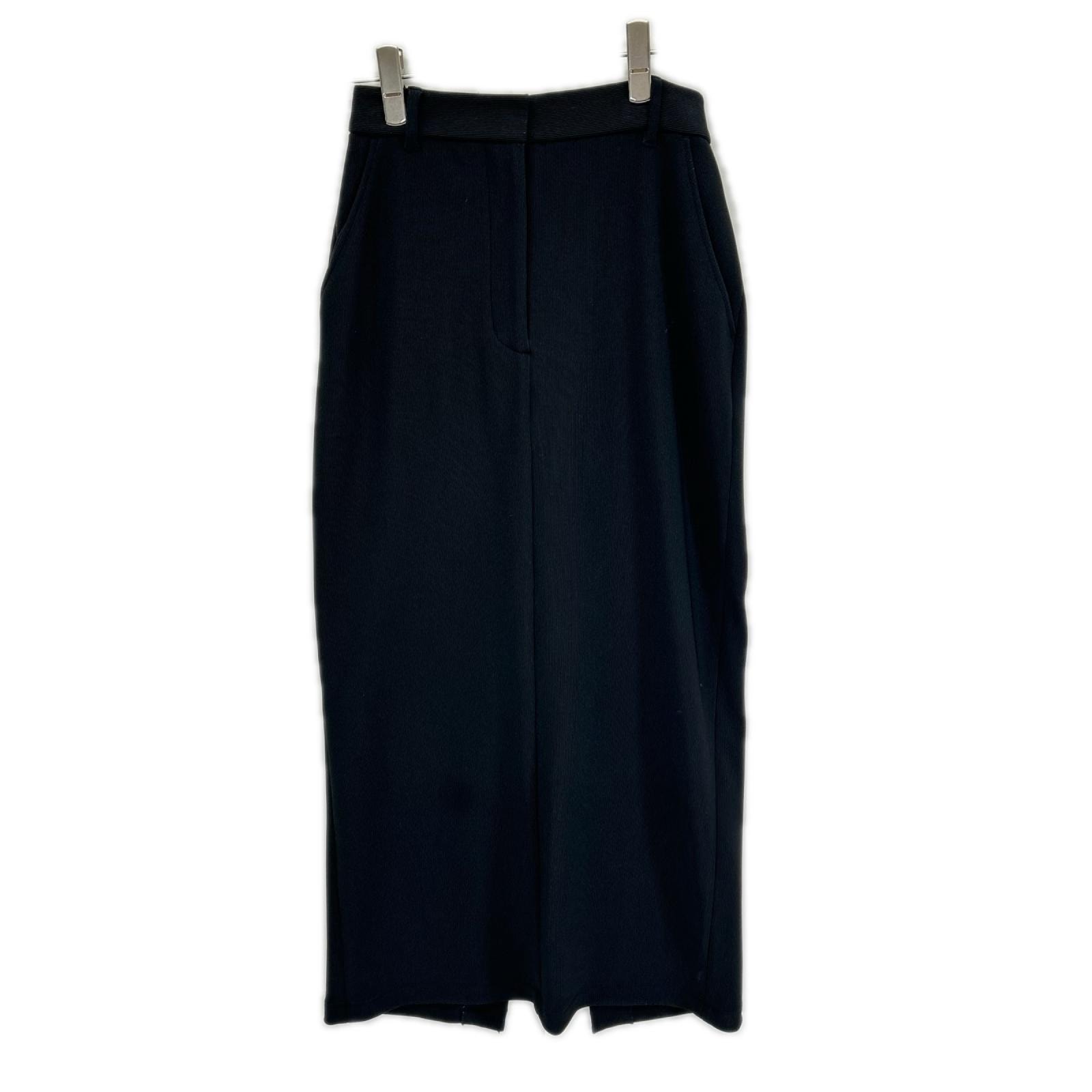 クラネ 16109-6102 24SS ブラック RIB STRIPE STRAIGHT SKIRT リブストレートスカート 2