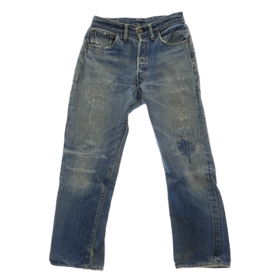 Levi's リーバイス デニムパンツ 501 66前期 BIG E ボタン裏刻印6 平行ステッチ デニム パンツ インディゴブルー系 【中古】