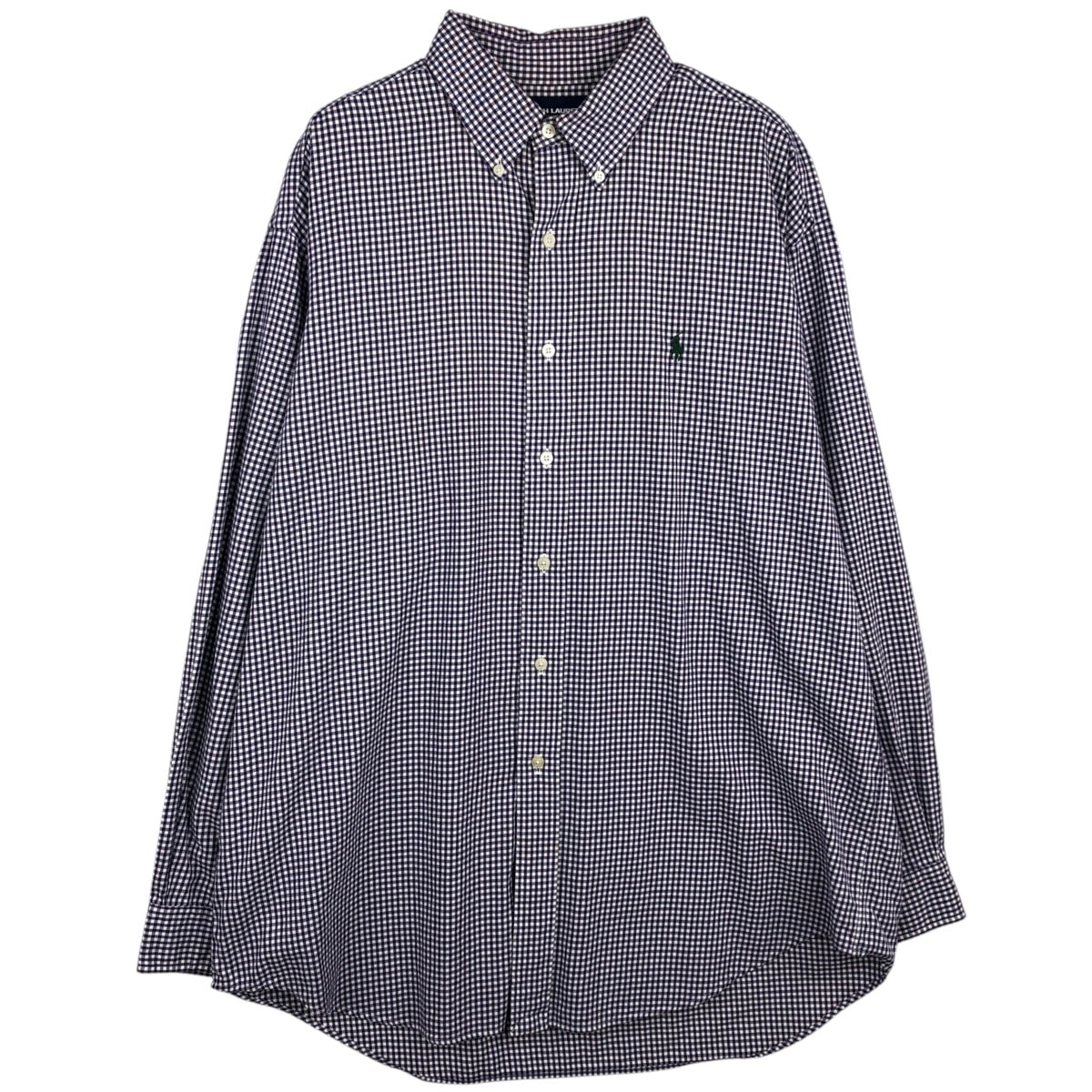 古着 ラルフローレン Ralph Lauren RALPH LAUREN GOLF TILDEN ギンガムチェック 長袖 ボタンダウンチェックシャツ メンズL相当/eaa614248