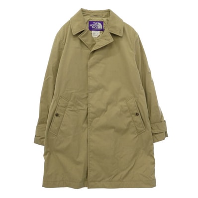 THE NORTH FACE ノースフェイス 21AW NY2164N PURPLE LABEL パープルレーベル × BEAMS ビームス Soutien Collar Coat 65/35 プリマロフト ステンカラー コート ベージュ系 M【中古】