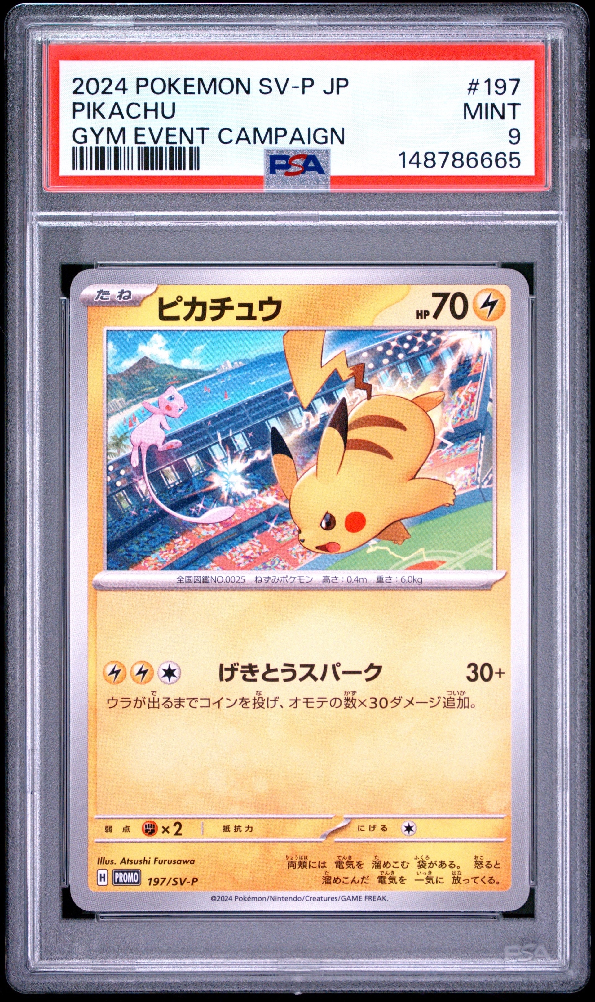 ピカチュウ P [SV-P 197](プロモーションカード「WCS2024 開催記念