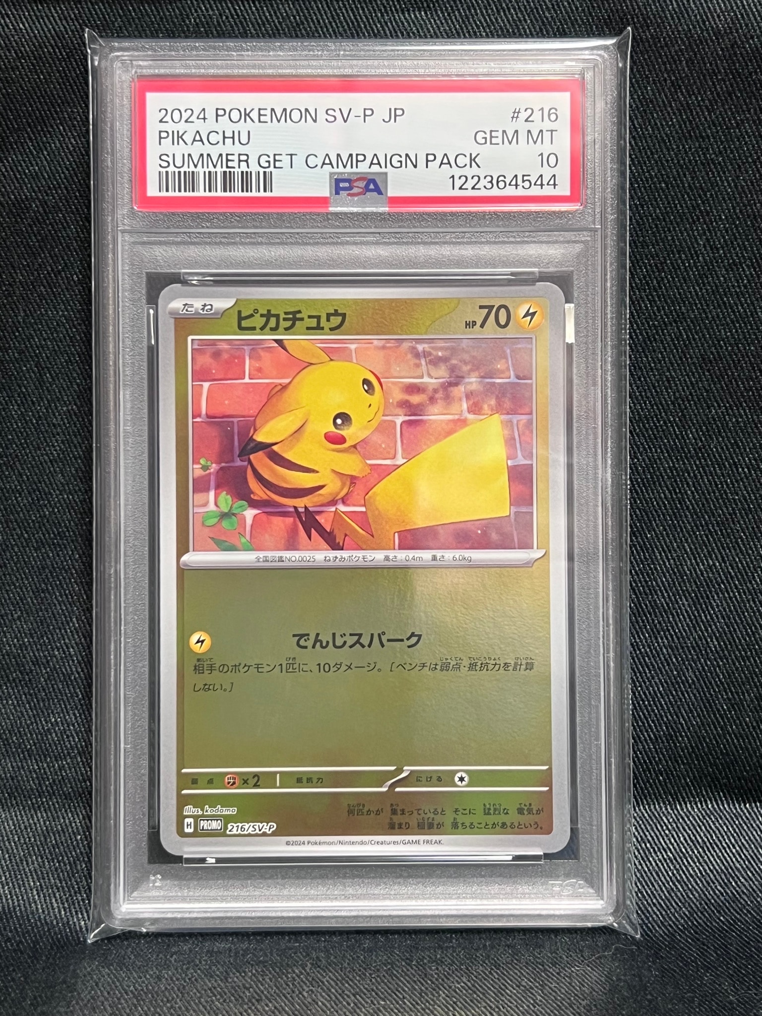 ピカチュウ P [SV-P 216](プロモカードパック「ポケカの夏がキタ
