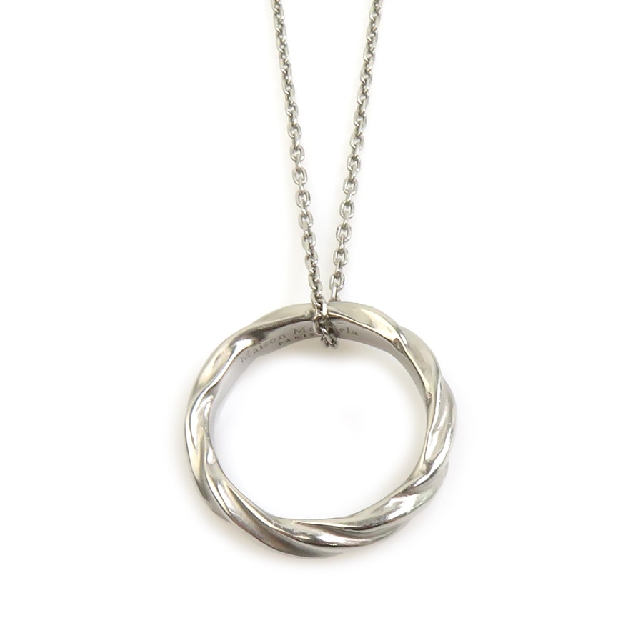 Maison Margiela Timeless Ring Necklace "Palladium"