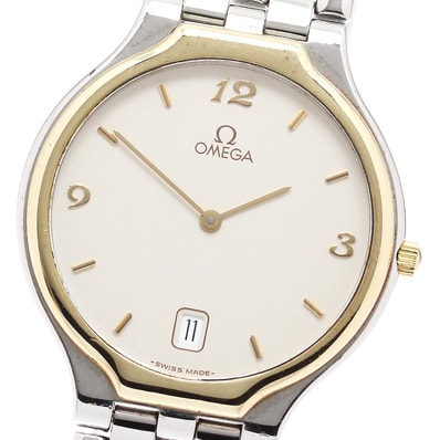 ★保 オメガ デビル YGベゼル デイト 4330.62 メンズ 【中古】