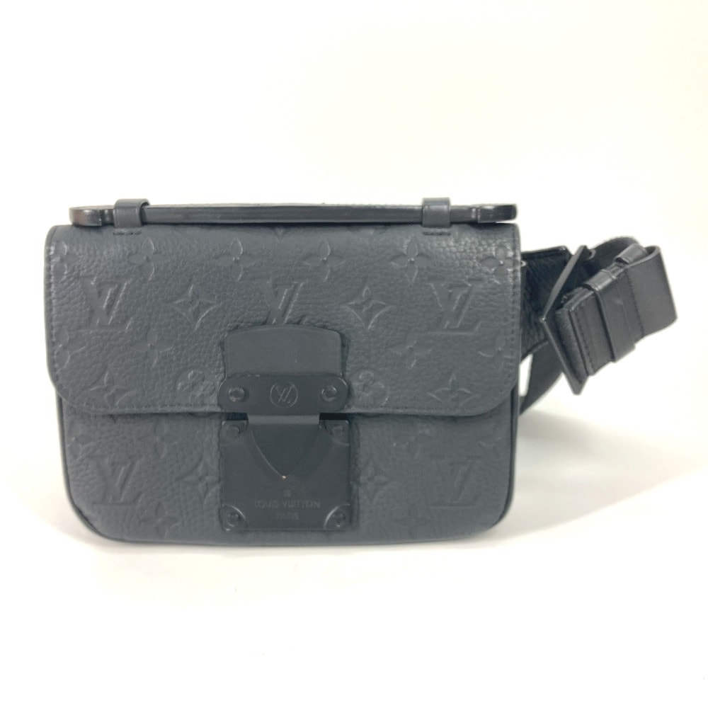 ルイヴィトン LOUIS VUITTON Sロック・スリングバッグ M58487 モノグラムアンプラント クロス ショルダーバッグ カバン ボディバッグ モノグラムアンプラントレザー ブラック