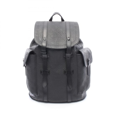 ルイ・ヴィトン LOUIS VUITTON クリストファーMM モノグラムトリヨン ノワール リュックサック バックパック バッグ レザー トリヨンレザー トリヨンレザー メンズ ブラック系 M55699 【中古】