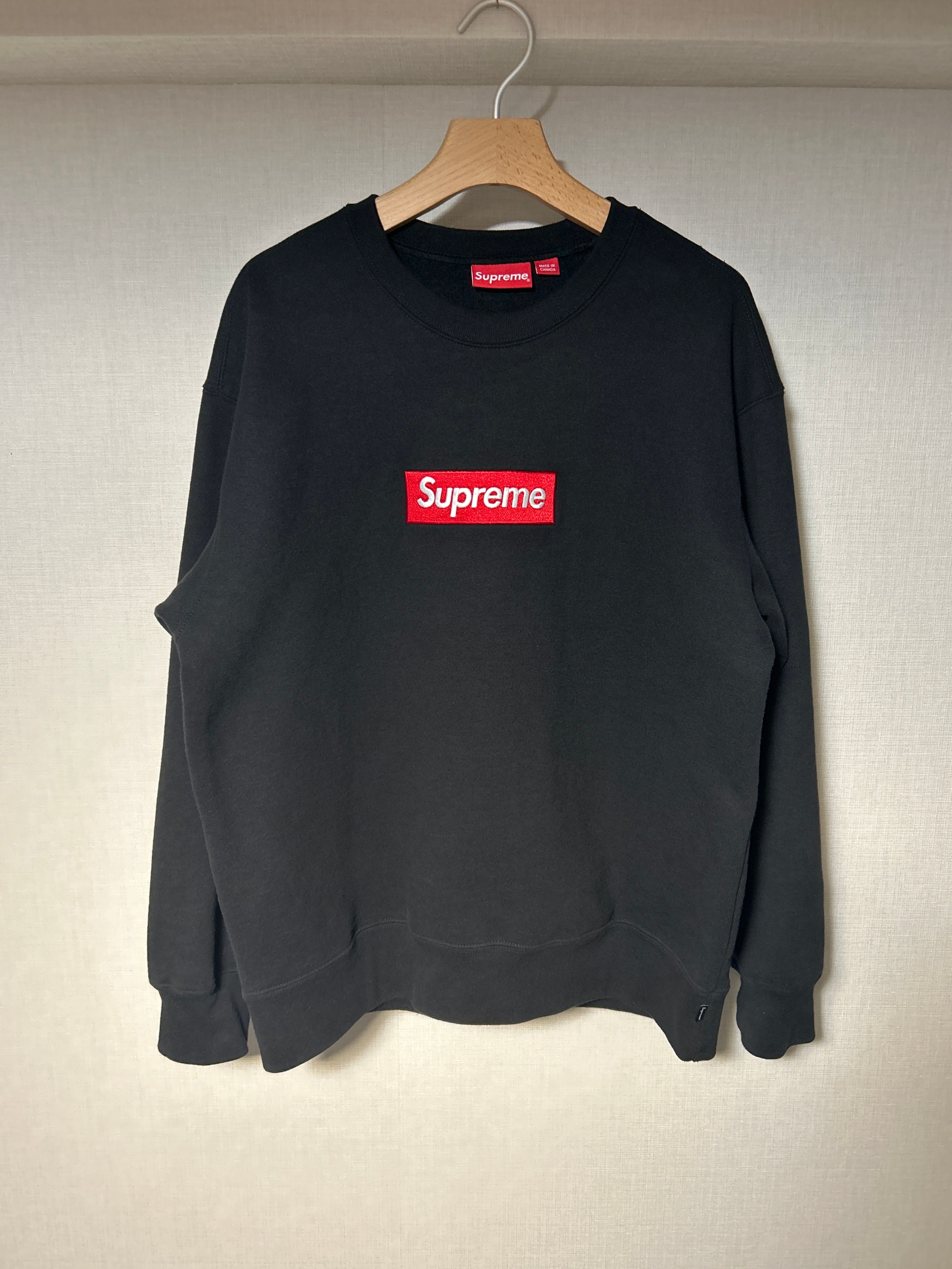 Supreme Box Logo Crewneck "Black" (22FW)