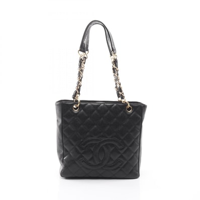 シャネル CHANEL マトラッセ PST トートバッグ バッグ キャビアスキン(グレインドカーフ) レディース ブラック系 A50994 【中古】
