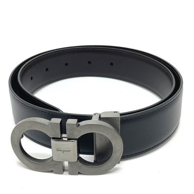 サルヴァトーレフェラガモ ガンチーニ ファッション小物 ベルト レザー ブラック