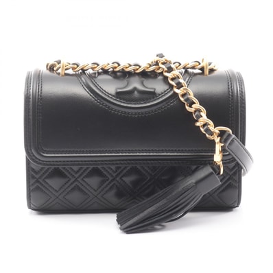 トリーバーチ Tory Burch FLEMING SMALL フレミング スモール ショルダーバッグ バッグ レザー レディース ブラック系 75576001 【新品】