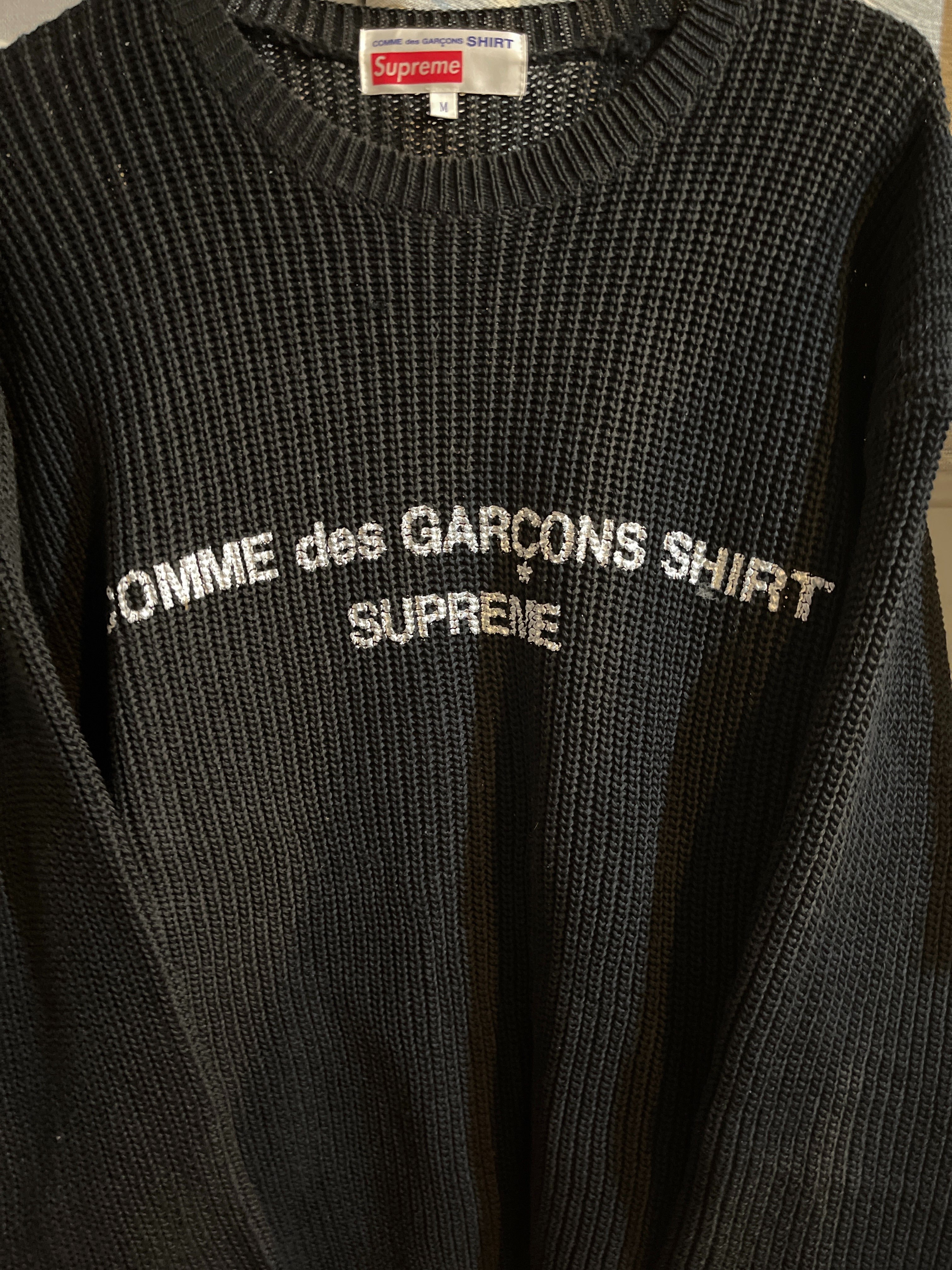 Supreme / Comme des Garçons SHIRT® Sweater "Black"