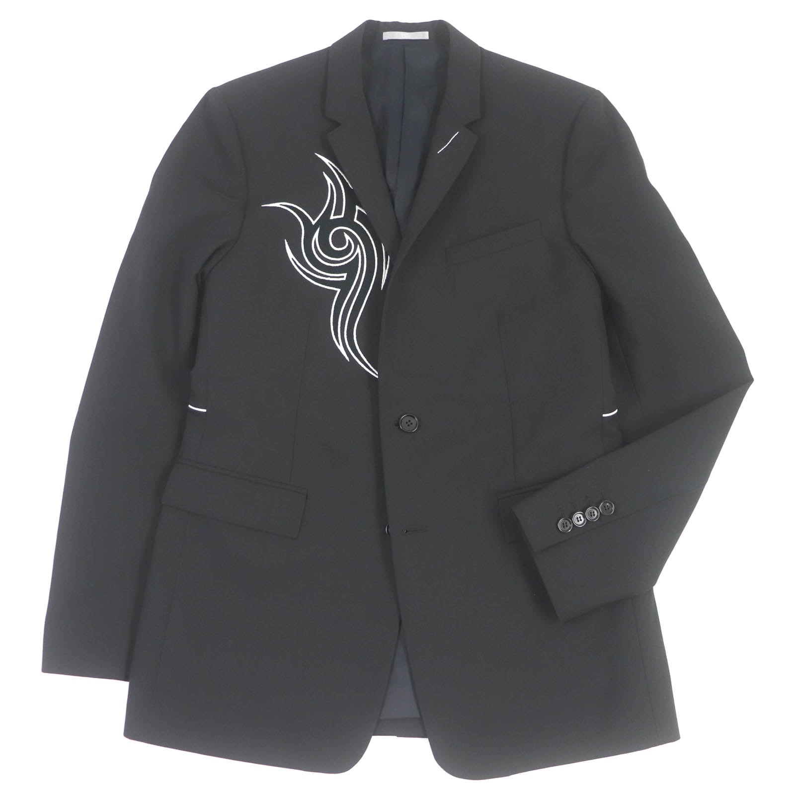 極美品 ディオールオム テーラードジャケット 48 833C255W2831