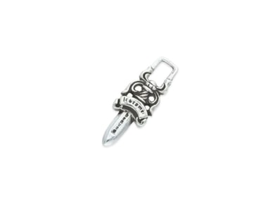 Chrome Hearts #5 Dagger Charm Zip 1 "Silver"