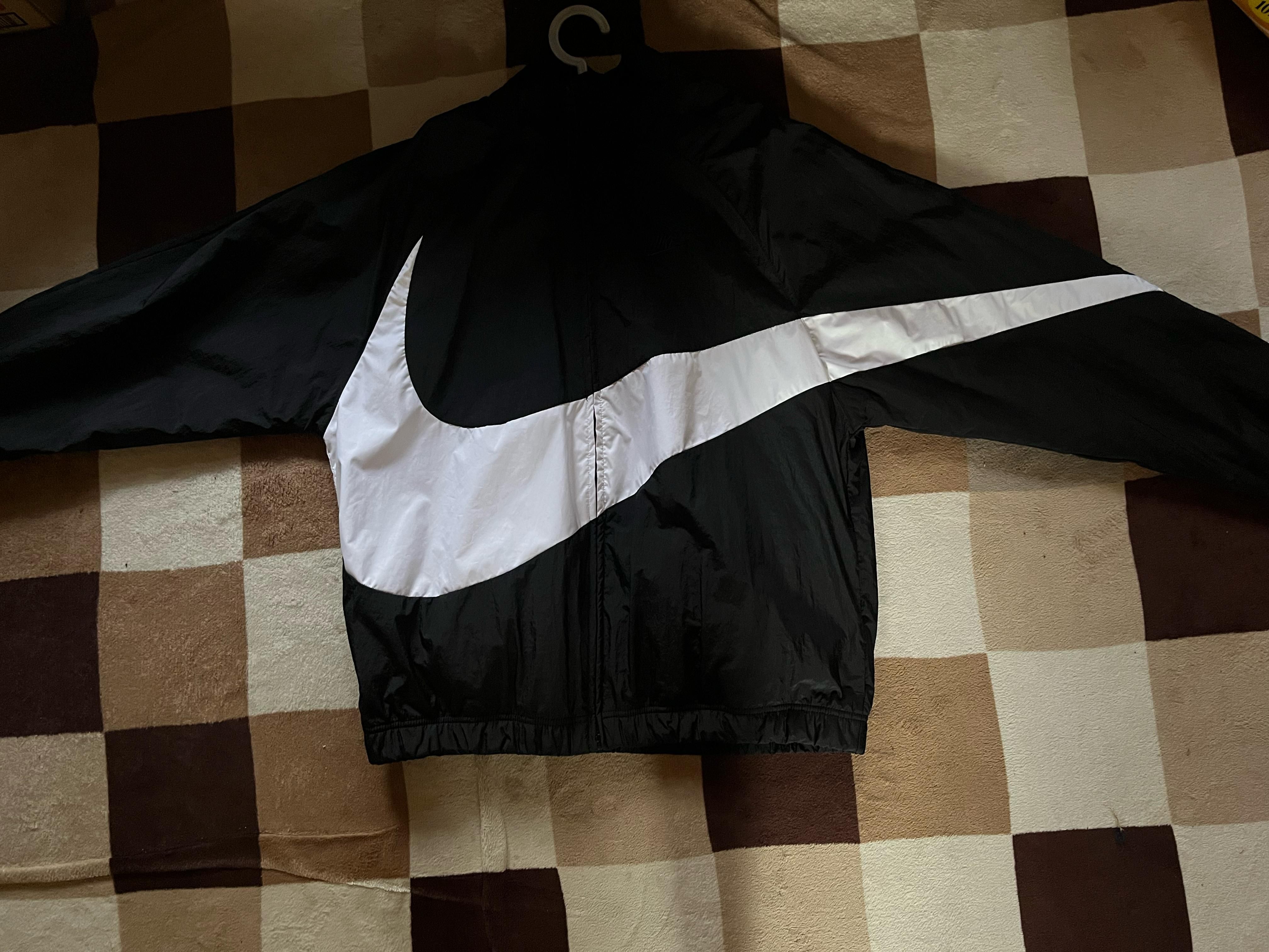 nike × kith big swoosh quarter zip 
