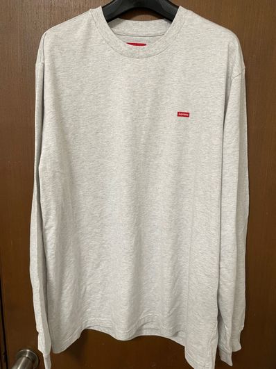 Supreme Small Box L/S Tee "Grey"(21SS)