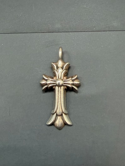Chrome Hearts Double CH Cross Charm "Silver"