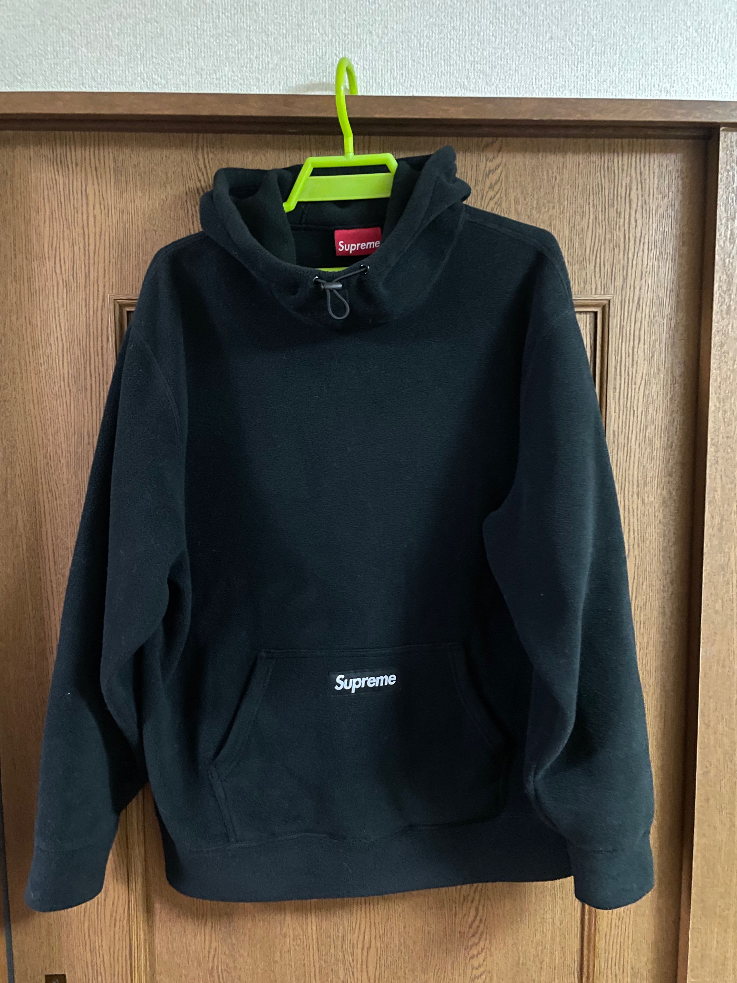 Supreme Polartec Hooded Sweatshirt "Black"