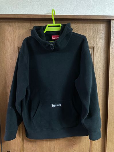 Supreme Polartec Hooded Sweatshirt "Black"