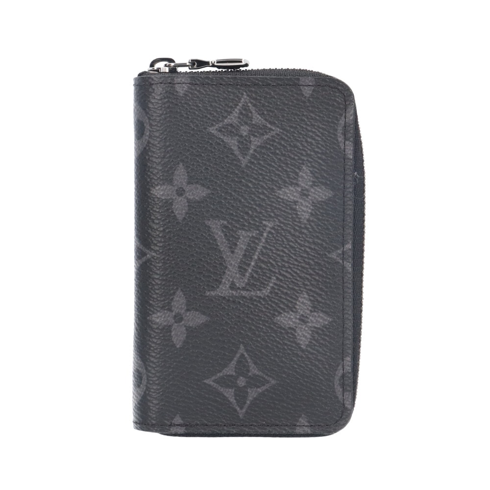 Louis Vuitton Zippy Coin Purse Vertical Monogram Eclipse