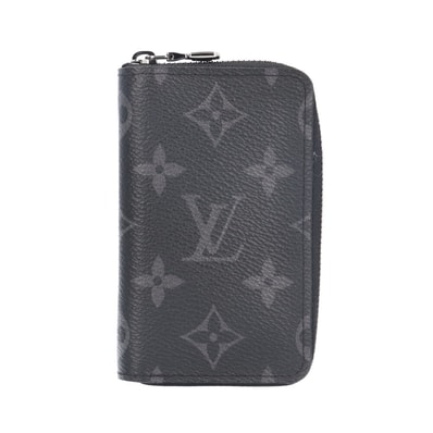 Louis Vuitton Zippy Coin Purse Vertical Monogram Eclipse