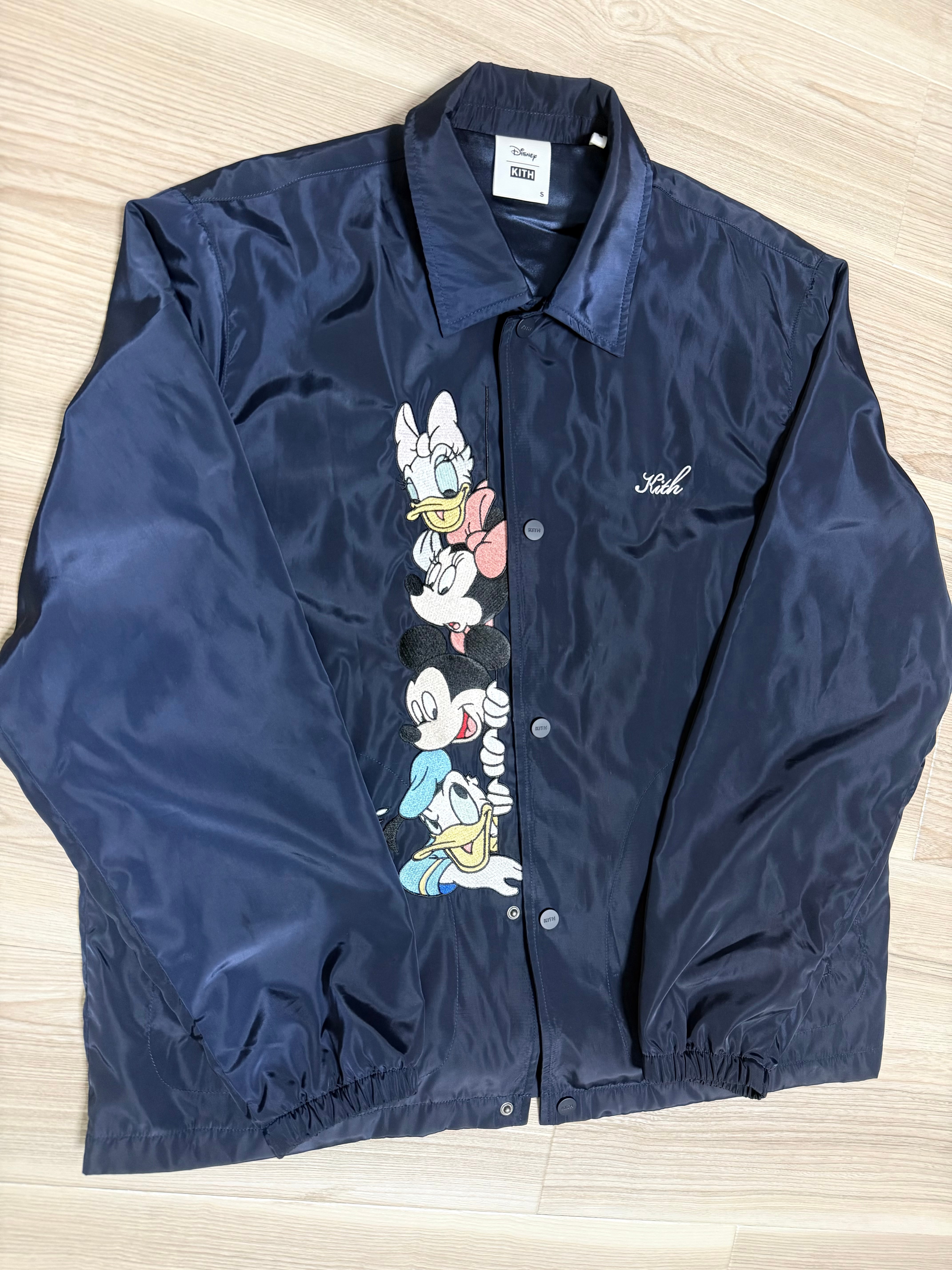 Kith x Disney Mickey & Friends Nylon Coaches Jacket "Nocturnal"