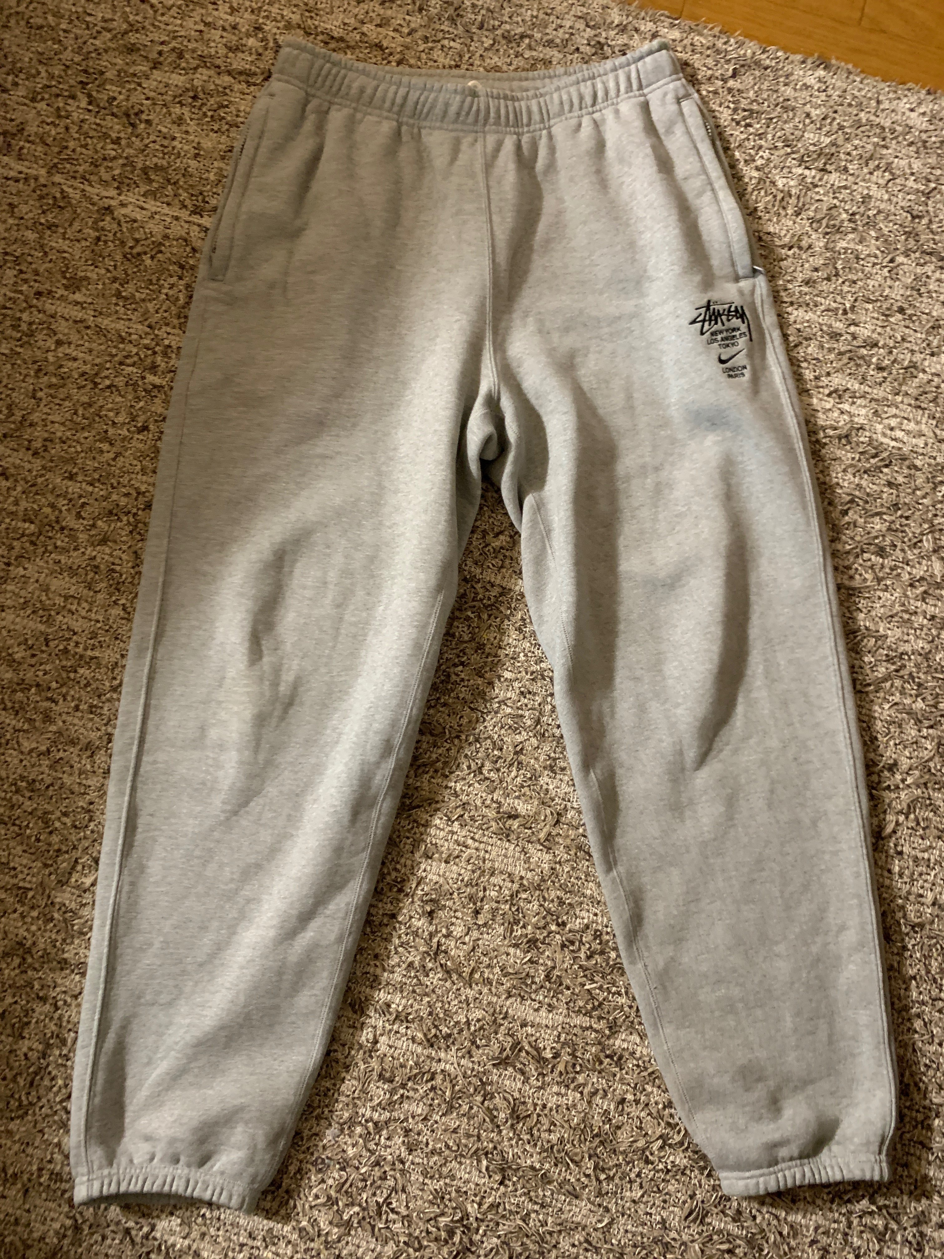Nike x Stussy International Sweatpants (US Size) "Grey" DC4227-050