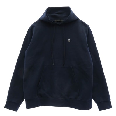 SOPHNET. ソフネット パーカー SOPH-242050 COMPACT DOUBLE KNIT HOODIE コンパクトダブルニット プルオーバー パーカー フーディー ダークネイビー系【中古】