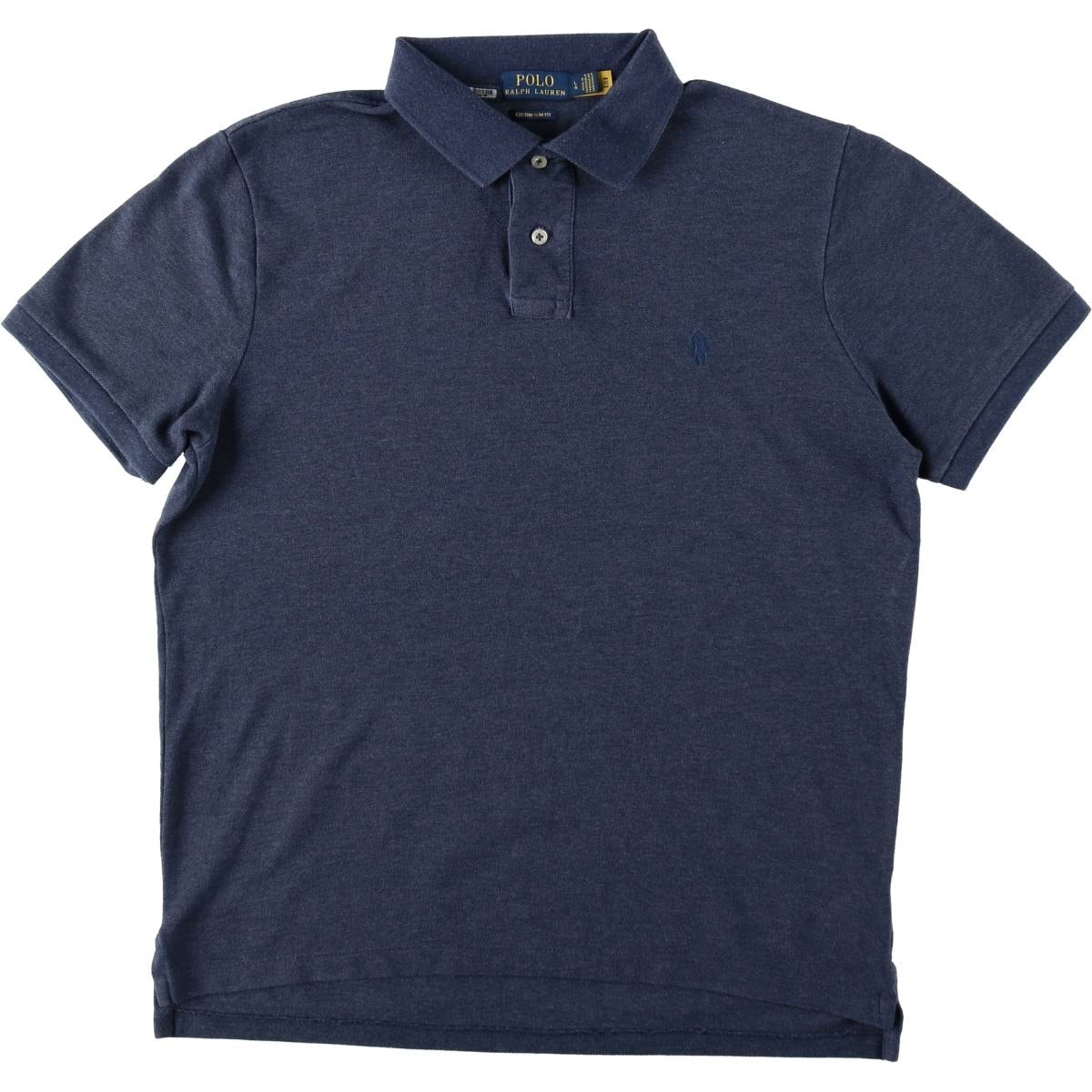 古着 ラルフローレン Ralph Lauren POLO RALPH LAUREN CUSTOM SLIM FIT 半袖 ポロシャツ メンズL相当/eaa644245