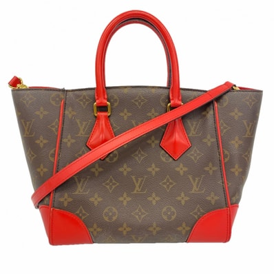 【6dd4146-k】ルイヴィトン ハンドバッグ モノグラム フェニックスPM M41537 コクリコ 2wayバッグ【中古】レディース