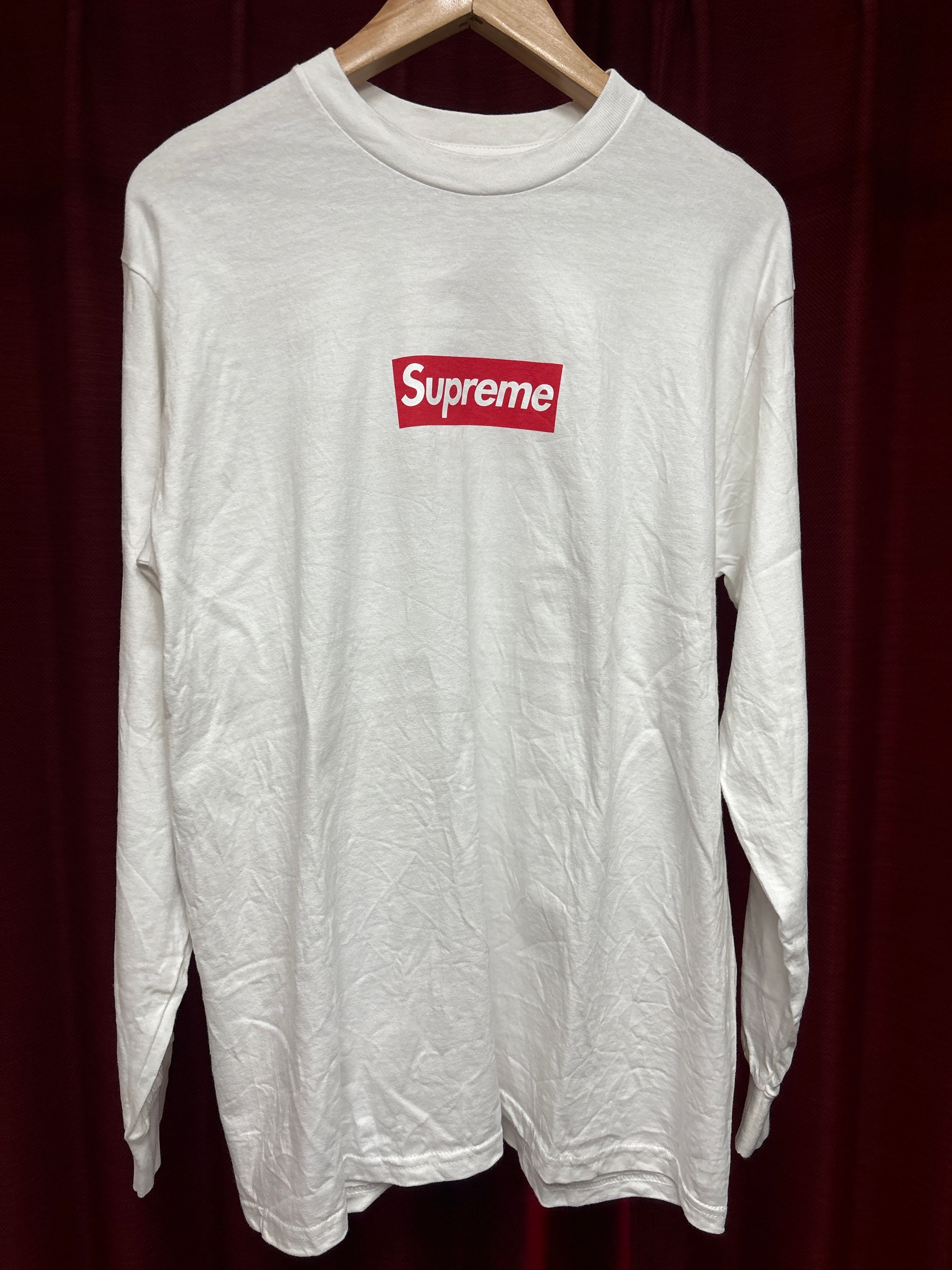 Supreme Box Logo L/S Tee "White"