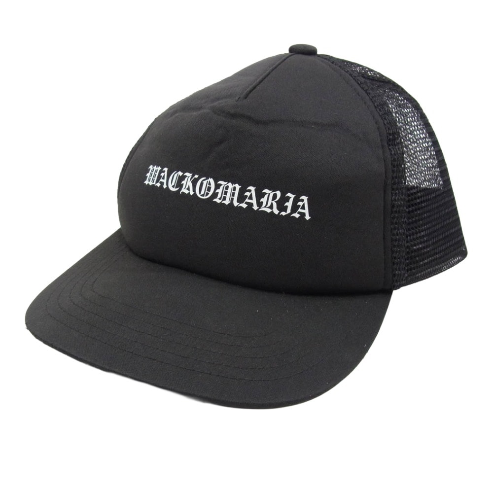 WACKO MARIA ワコマリア キャップ 25SS-WMA-CP04 MESH CAP メッシュ キャップ 帽子 ブラック系【中古】