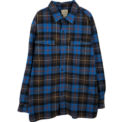 古着 90~00年代 エルエルビーン L.L.Bean TRADITIONAL FIT 長袖 フランネルチェックシャツ メンズXL相当 ヴィンテージ/eaa637651