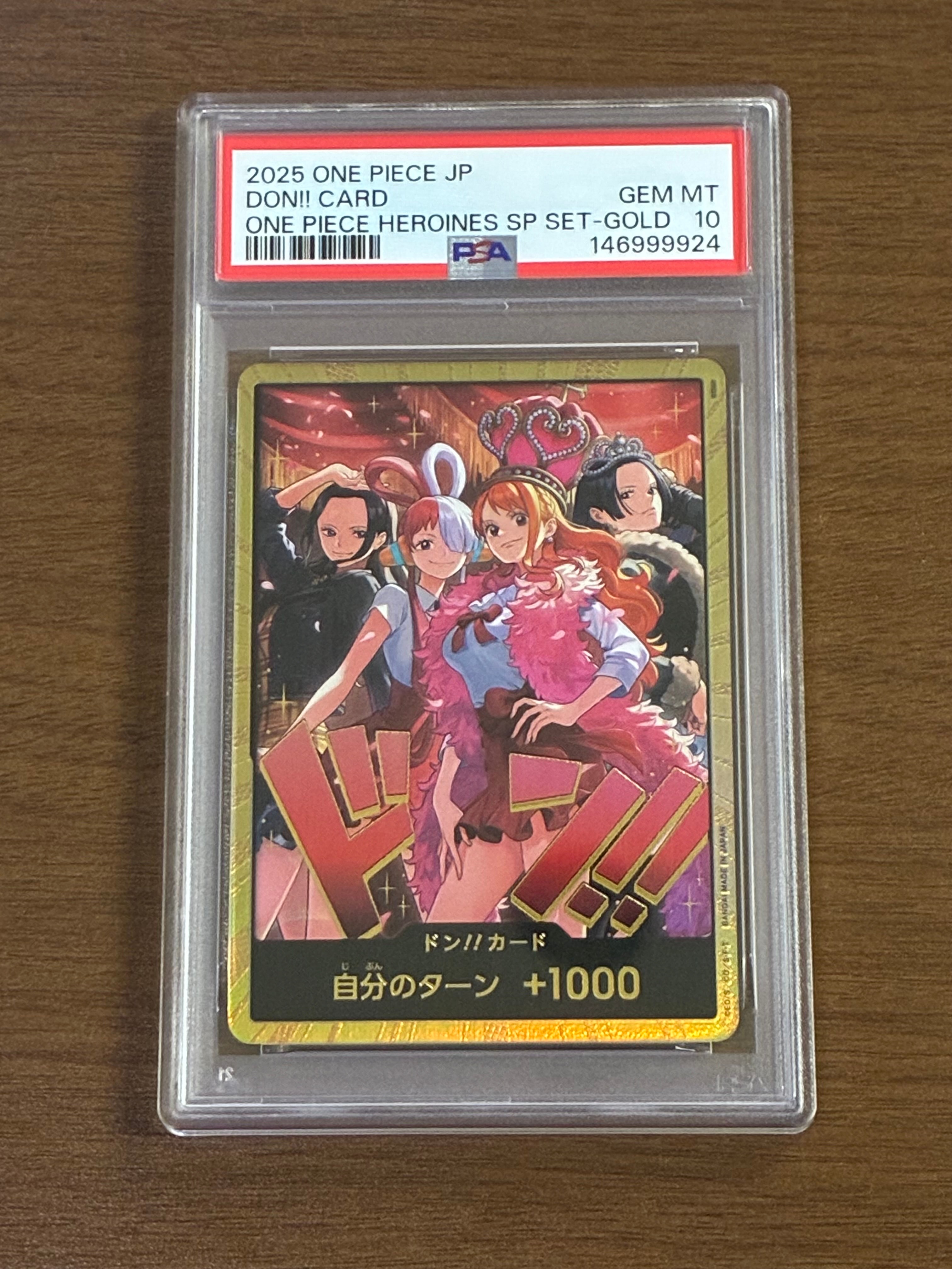 PSA10】ドン!!カード : ロビン&ウタ&ナミ&ハンコック スーパーパラレル