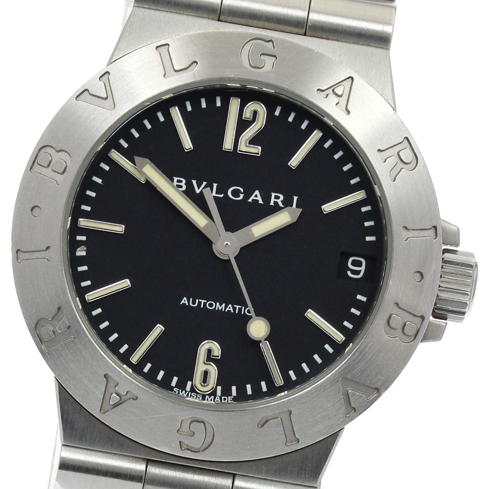 ★保 ブルガリ ディアゴノ デイト LCV29S レディース 【中古】