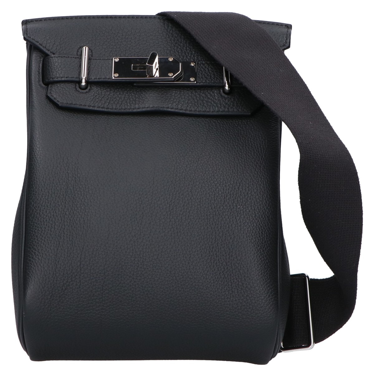 エルメス 美品 B刻印 グレー トゴ シルバー金具 アッカドPM