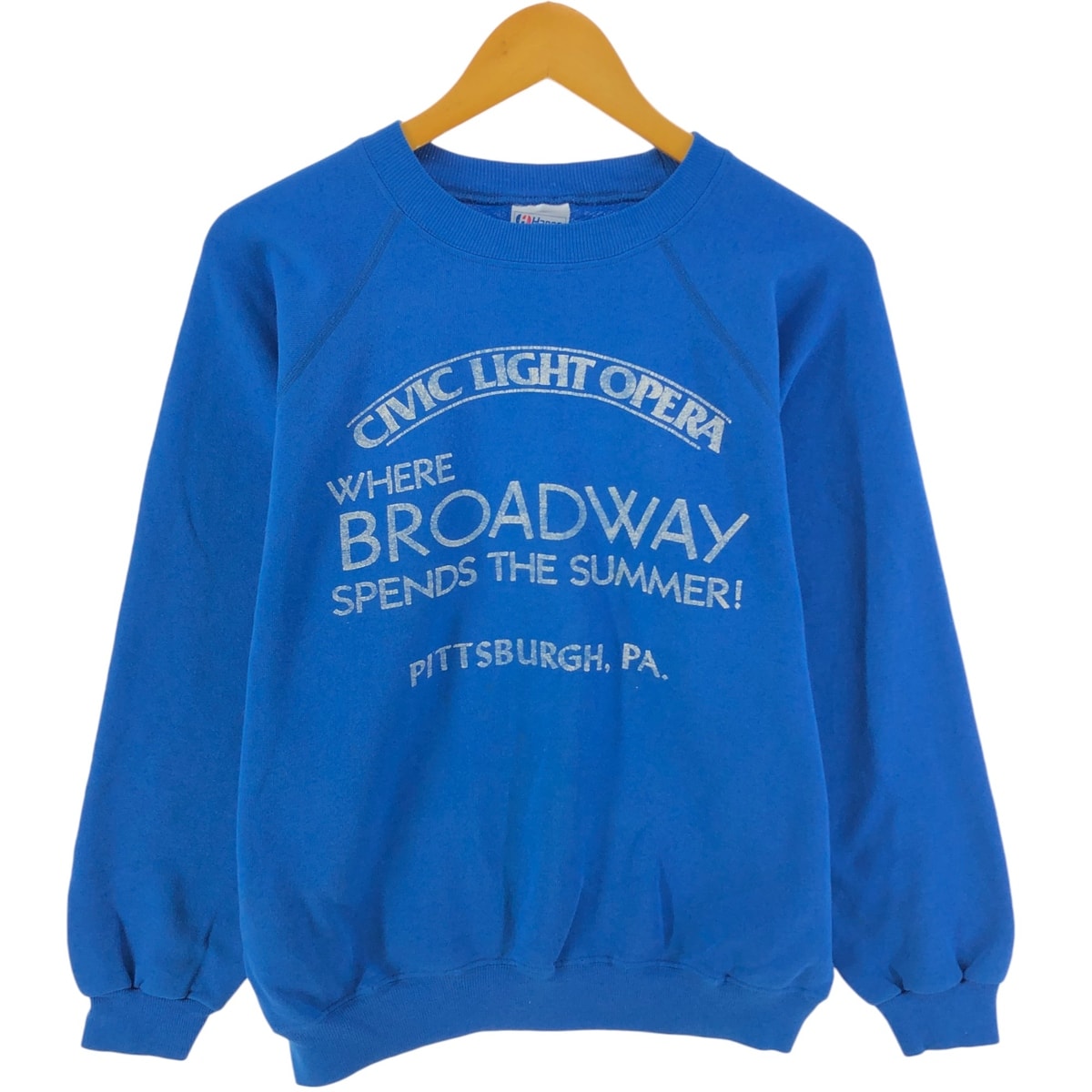 古着 80年代 ヘインズ Hanes プリントスウェットシャツ トレーナー USA製 メンズL相当 ヴィンテージ/eaa523195