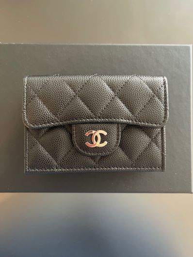 CHANEL スモールフラップウォレット 財布 キャビア マトラッセ ミニ