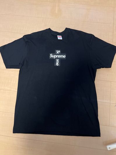 Supreme Cross Box Logo Tee "Black"