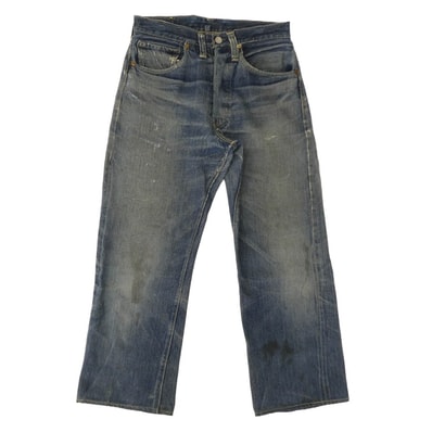 Levi's リーバイス デニムパンツ 40s S501XX 大戦モデル 片面タブ WWII デニム パンツ インディゴブルー系【中古】
