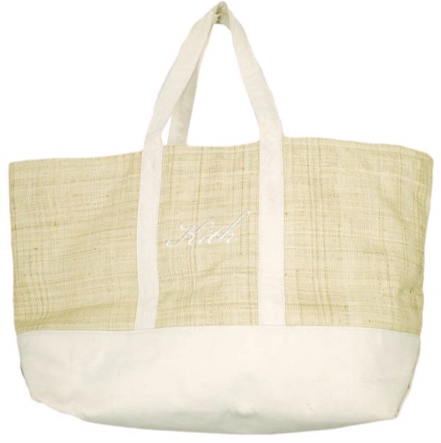 KITH NYC キスニューヨークシティ Straw Tote Bag ストロートートバッグ KHW4054-210 Natural カバン g23770