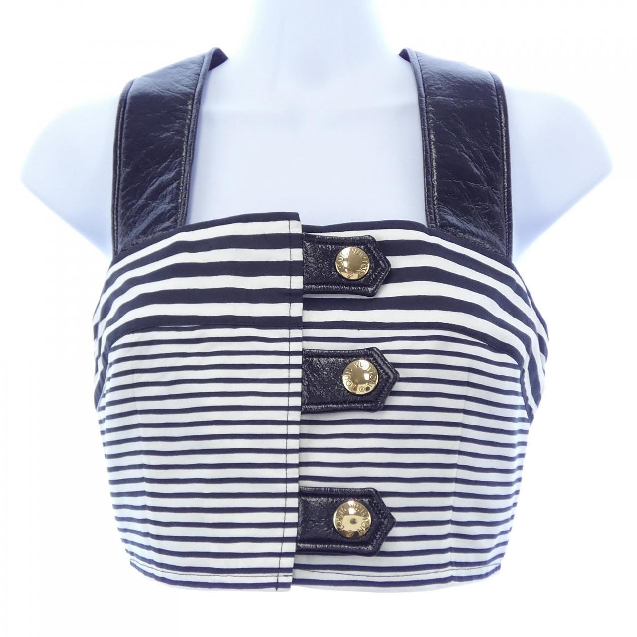 ルイヴィトン LOUIS VUITTON ミックスストライプクロップトップ FPBL24222 トップス